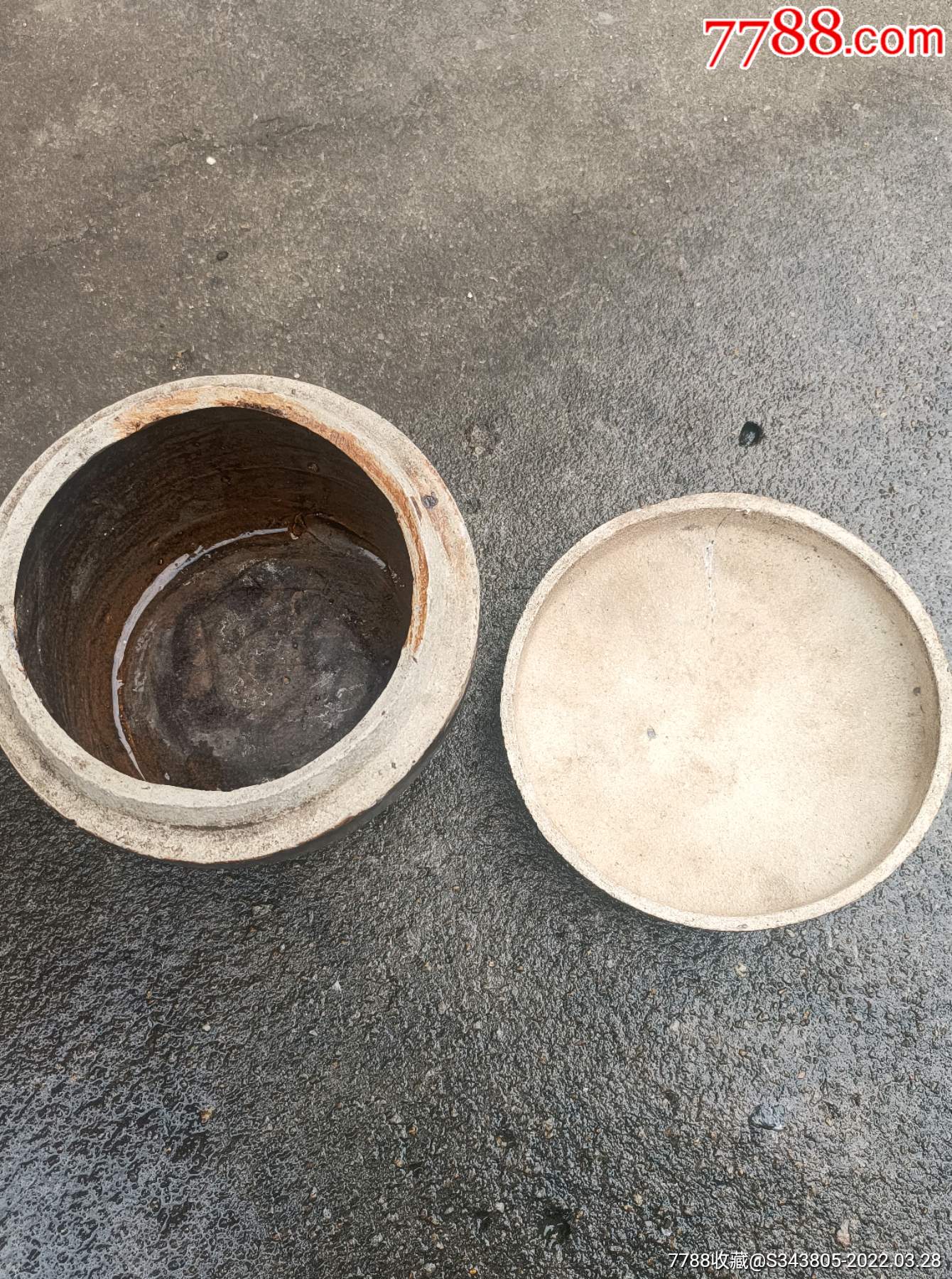 民国装盐爸罐子