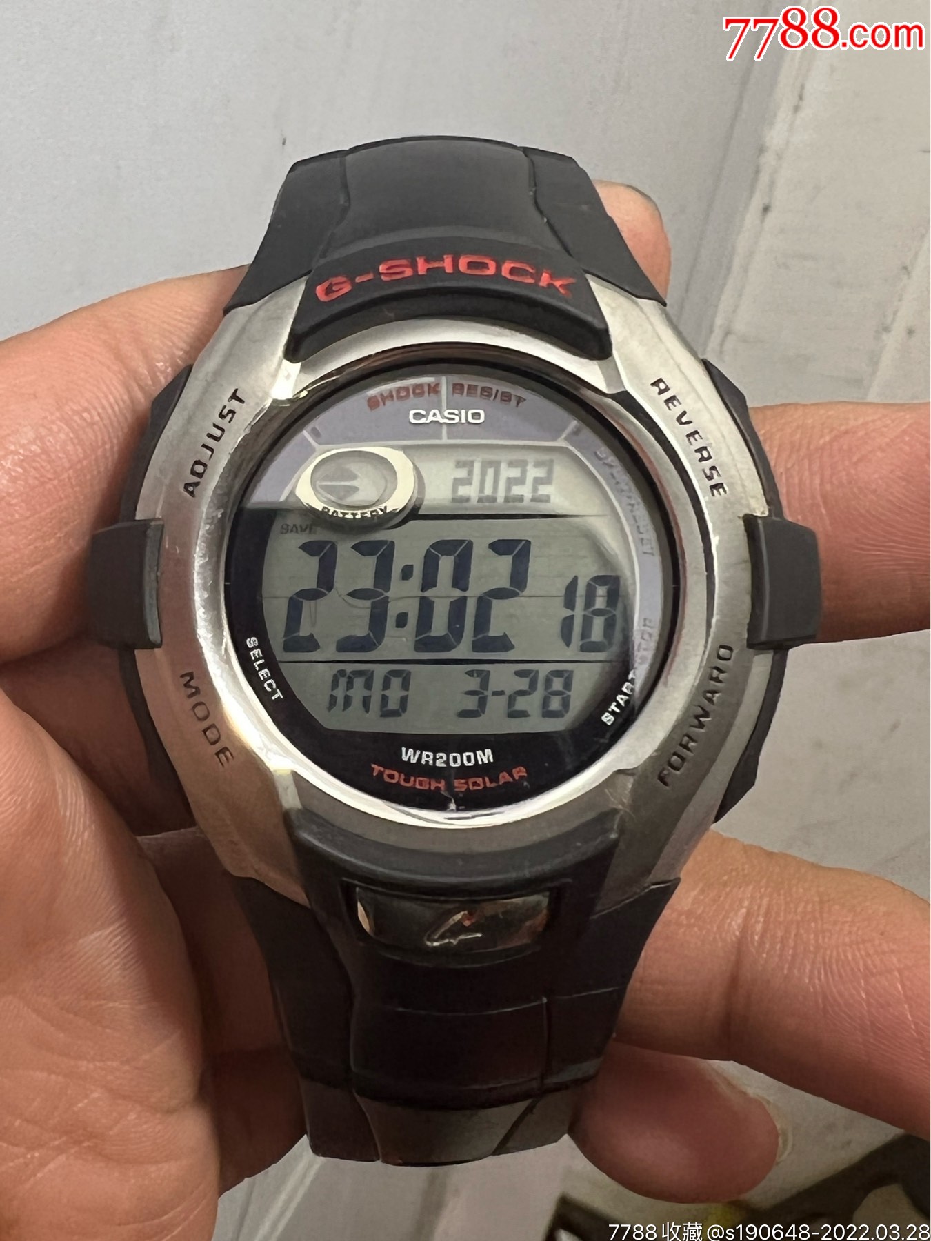 卡西欧g7300光动能电子表