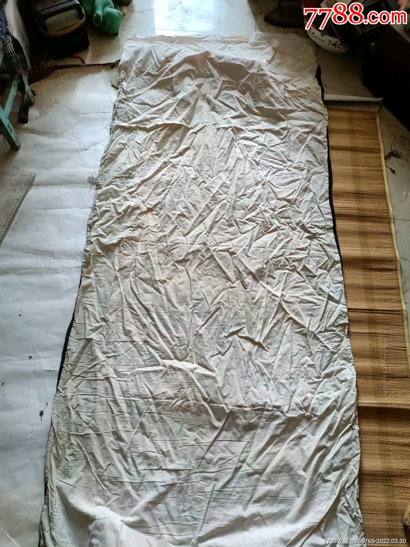 怀旧老白棉布棉花垫子