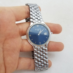 strong>瑞士先达cinta石英男表【瑞士进口eta机芯】【独特蓝盘】【走
