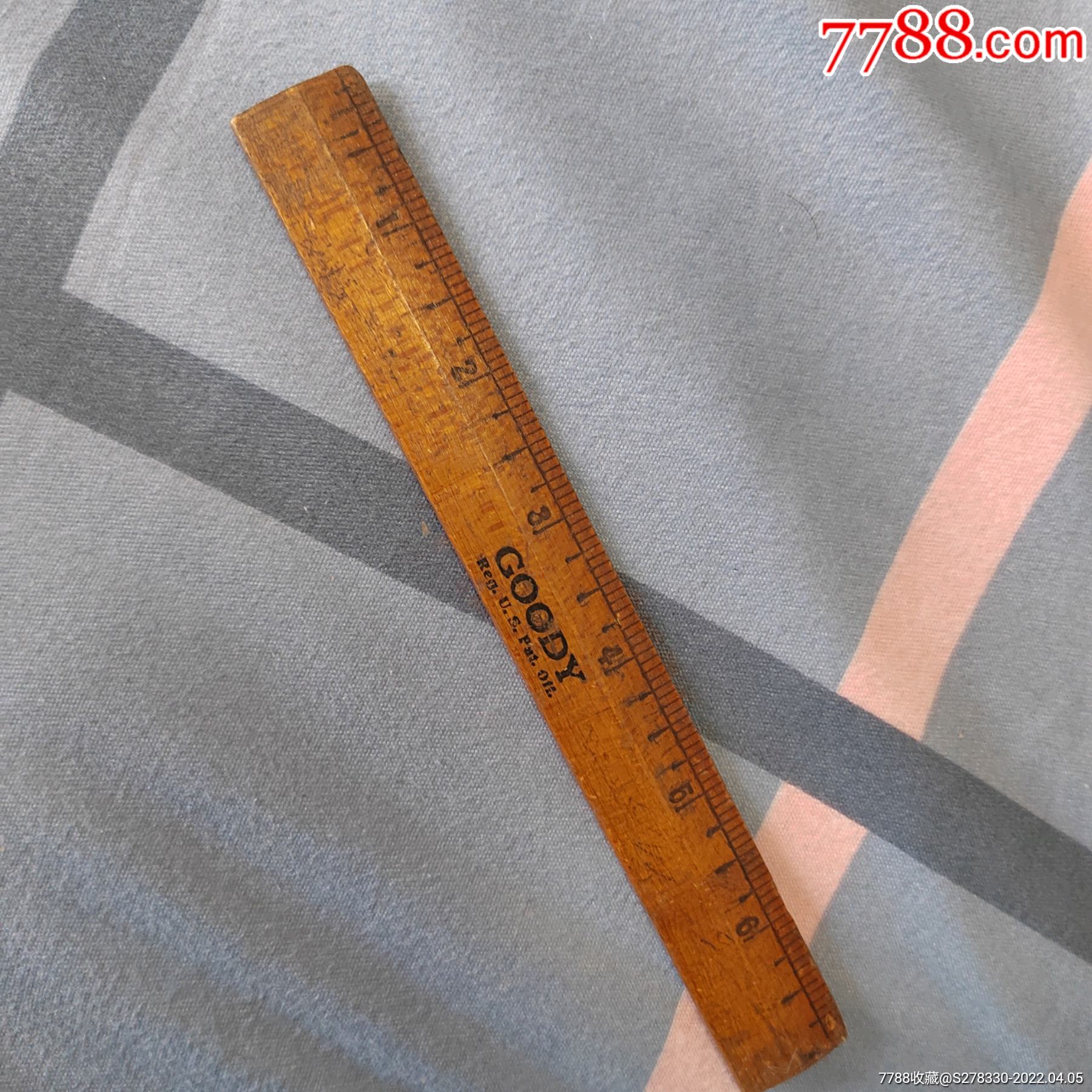 图片即可轻松放大,缩小更多"直尺/尺子"商品>9950年代,木尺两个