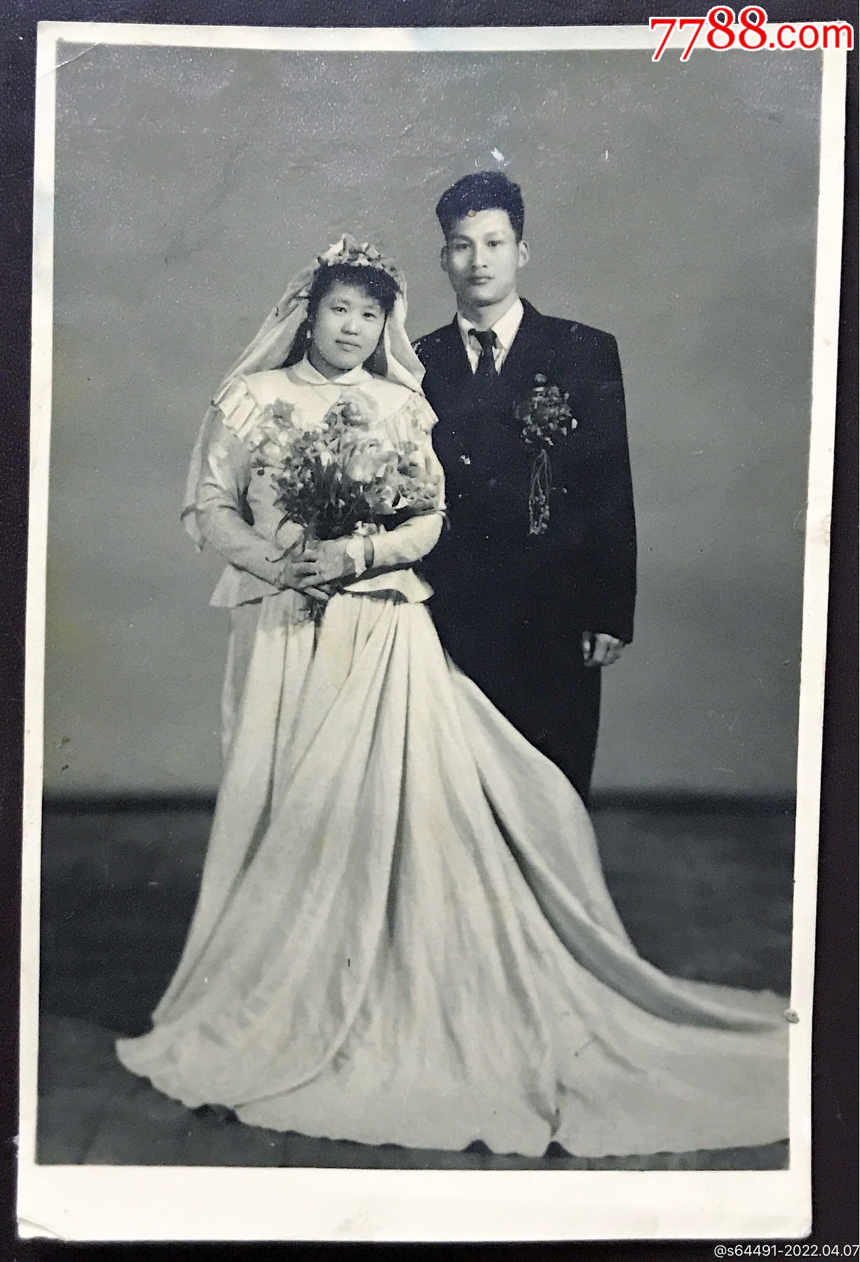 六十年代,夫妻婚纱照