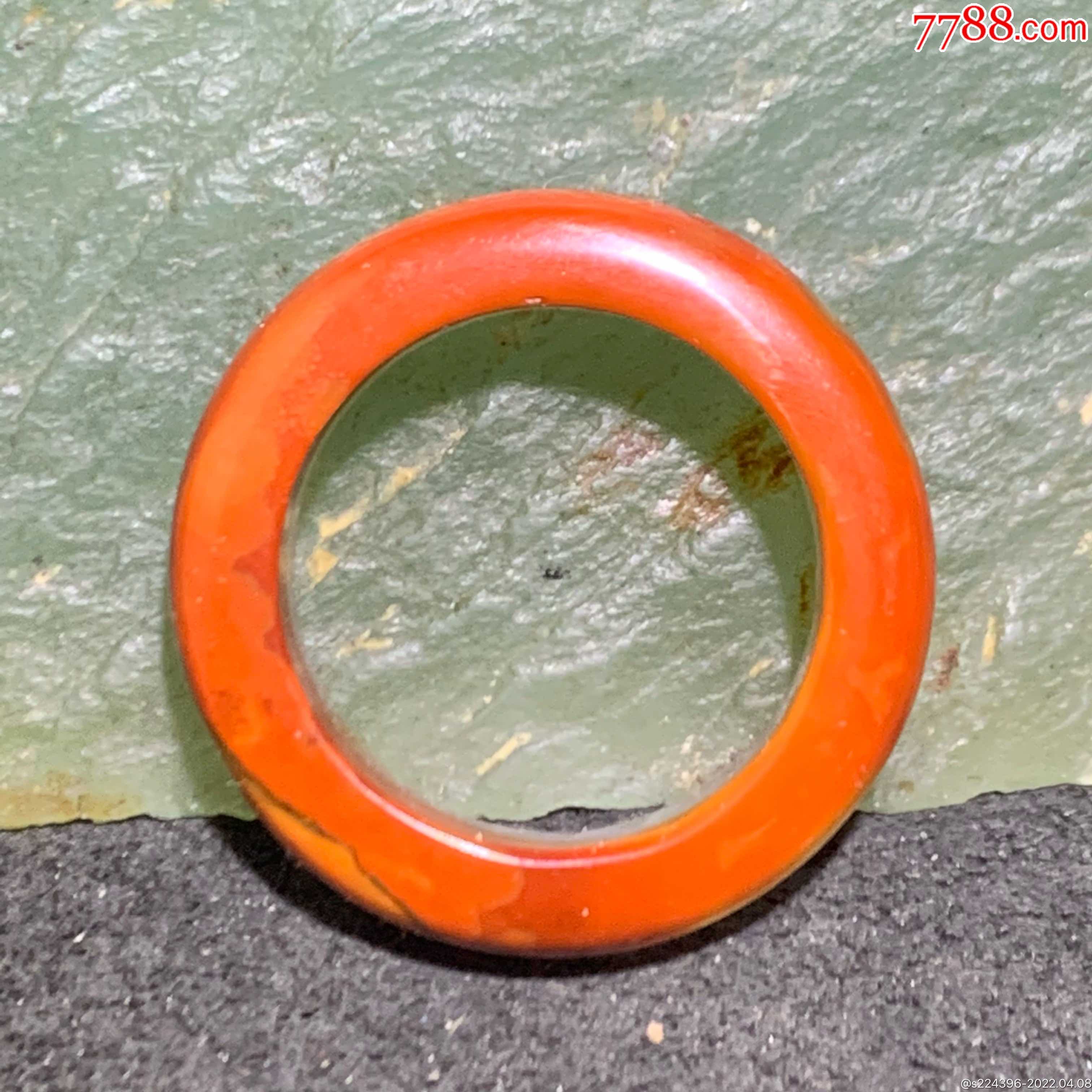 精美冰飘战国红玛瑙戒指一个_价格26元_第1张