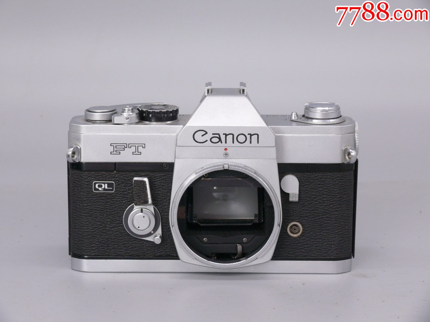 佳能ft单反相机品相很新过片计数自拍和感光度设定正常b门好各档快门