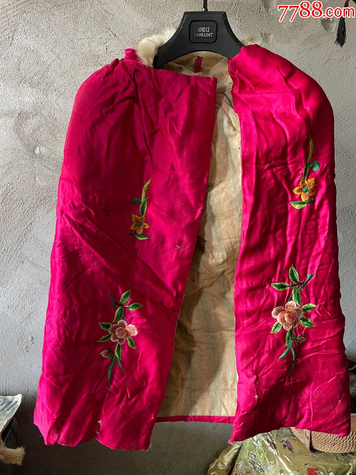 民国真丝绣花儿童披风-价格:1元-au29774763-其他服饰 -加价-7788收藏