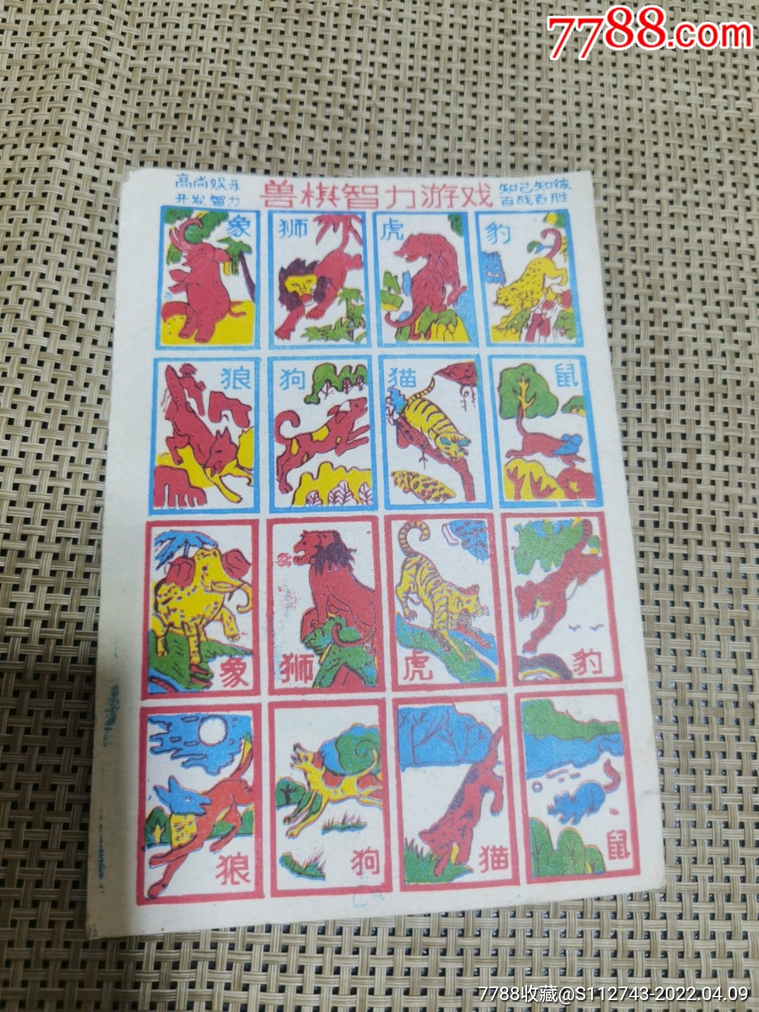 兽棋智力游戏画片