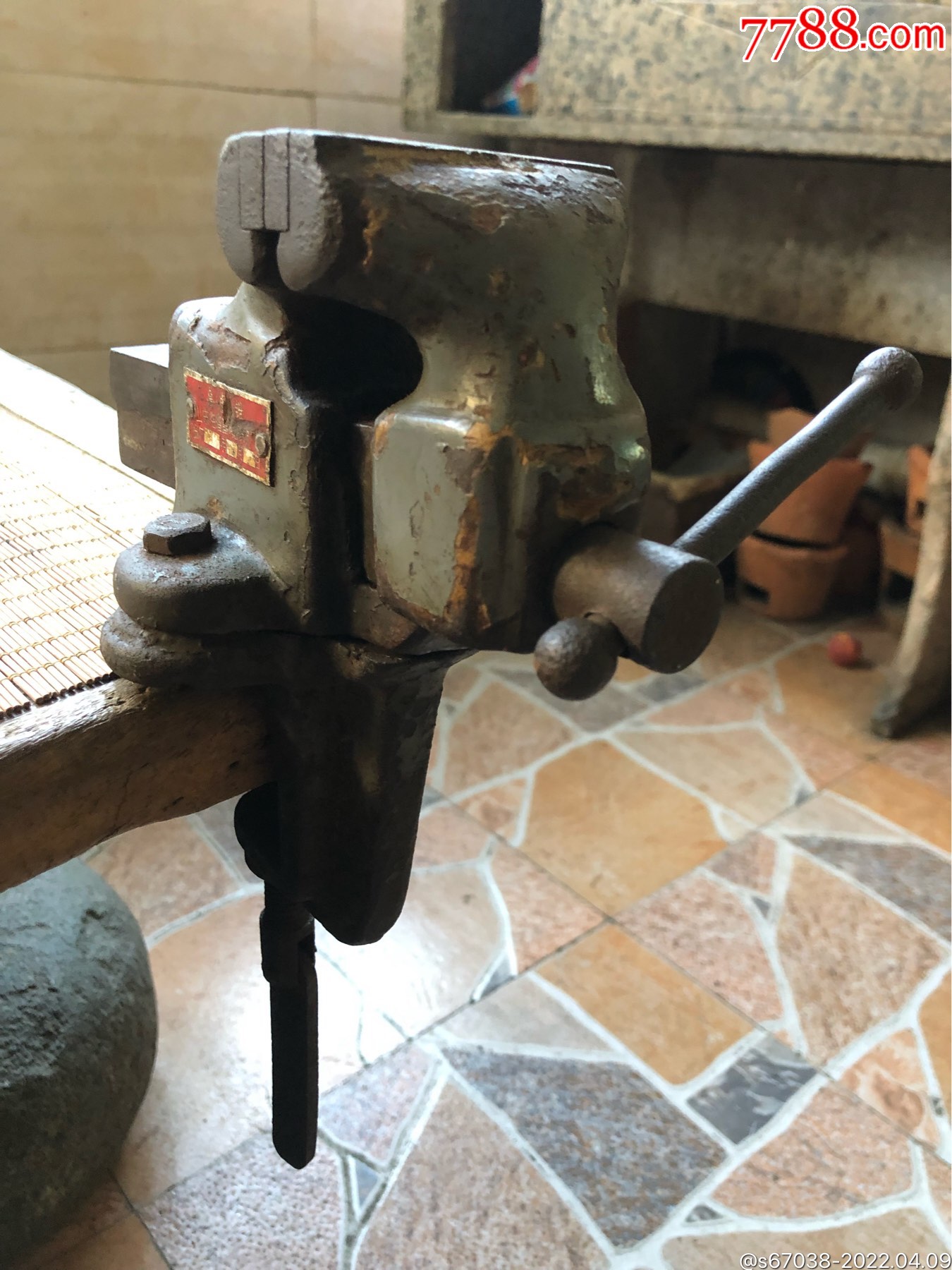 老工具老台钳五金工具冶金工具小台钳