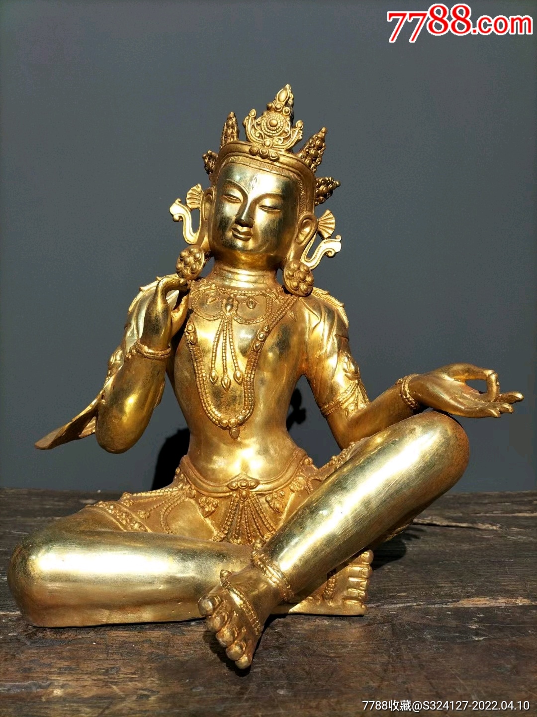 铜鎏金七眼度母藏佛白度母_铜像/铜佛像_收藏行情_回收价格_7788集邮