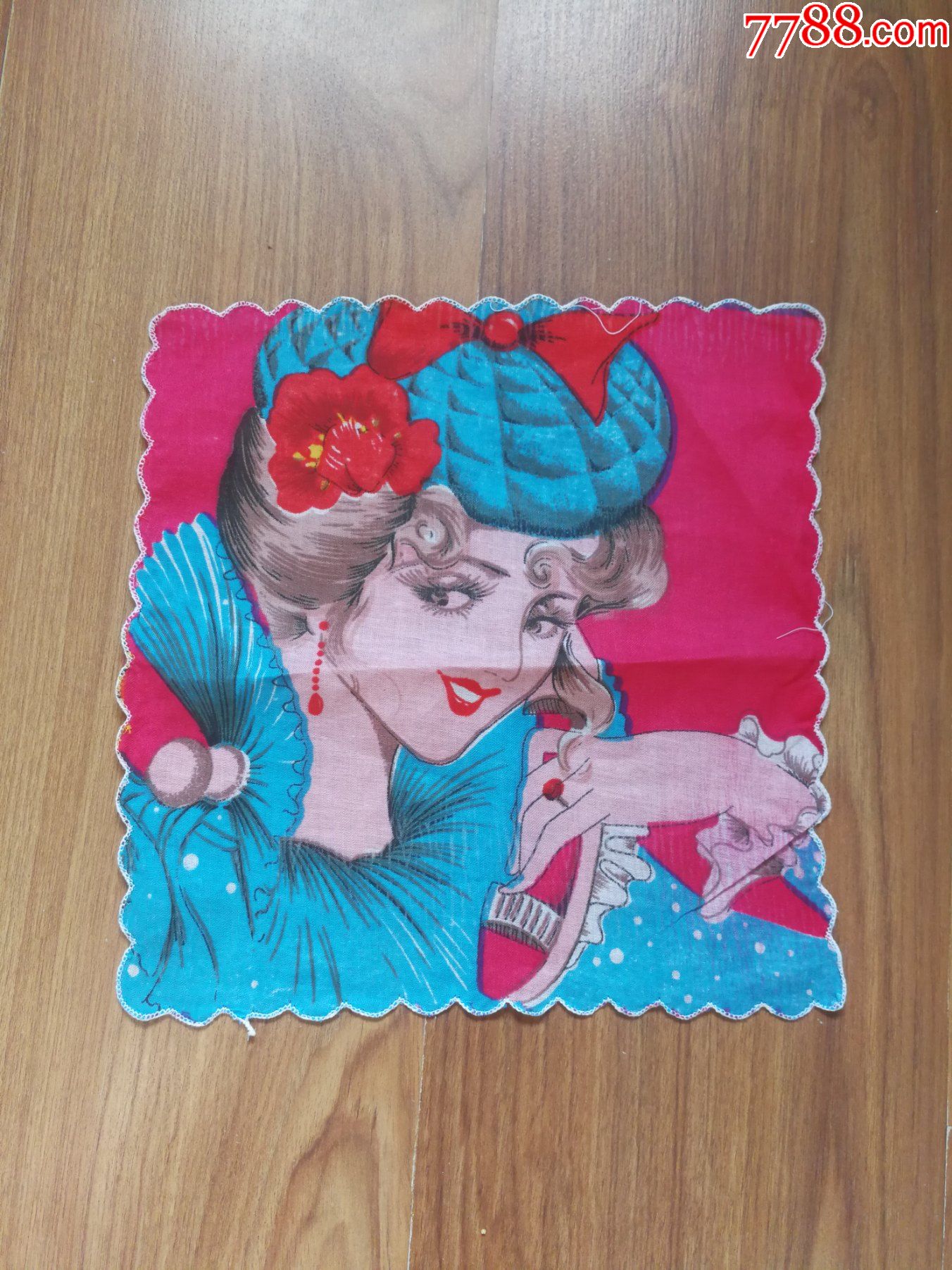 全新美女手帕一个