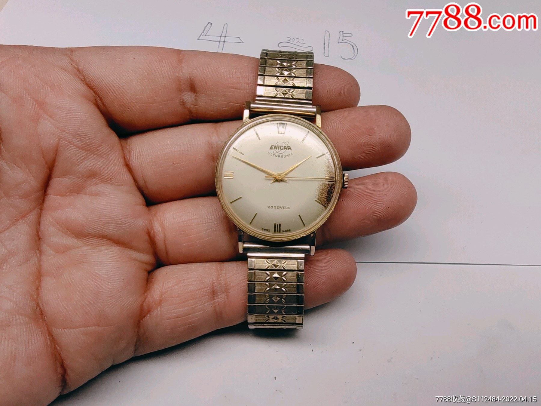 漂亮23钻英纳格enicar手动机械腕表-价格:265元-au29834380-手表/腕表