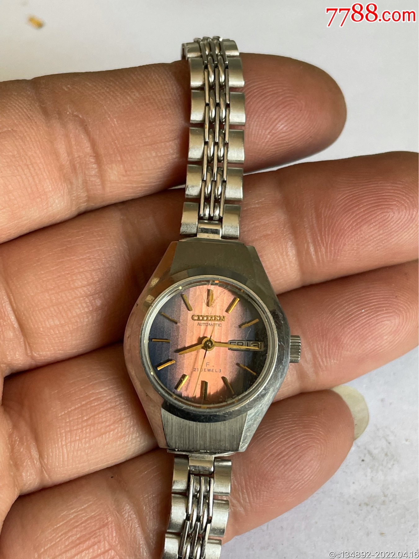 好品日产西铁城28800高频全自动女机械表_手表/腕表_旧书收藏_回收