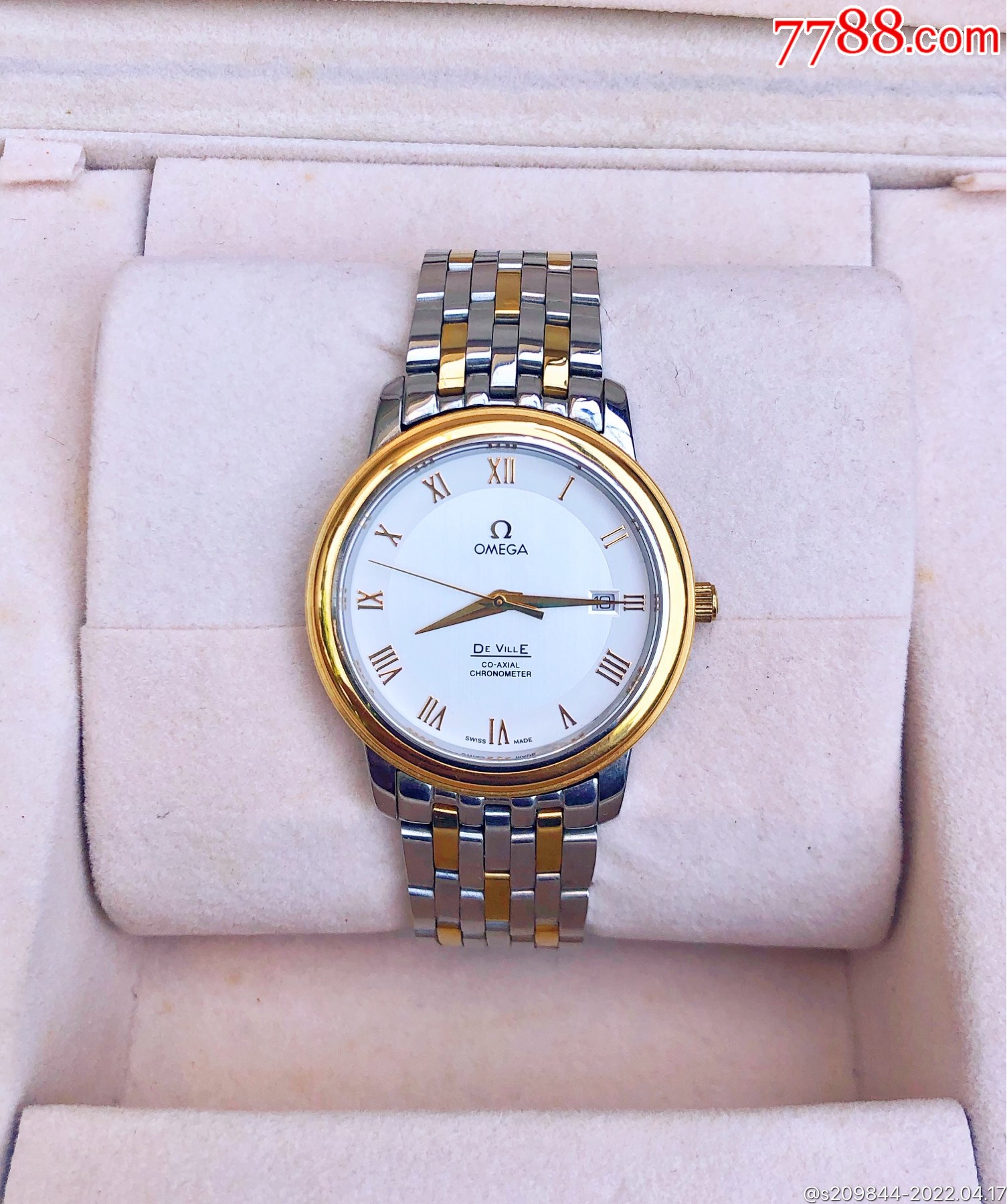 欧米茄碟飞系列机械表95成新带原装表盒