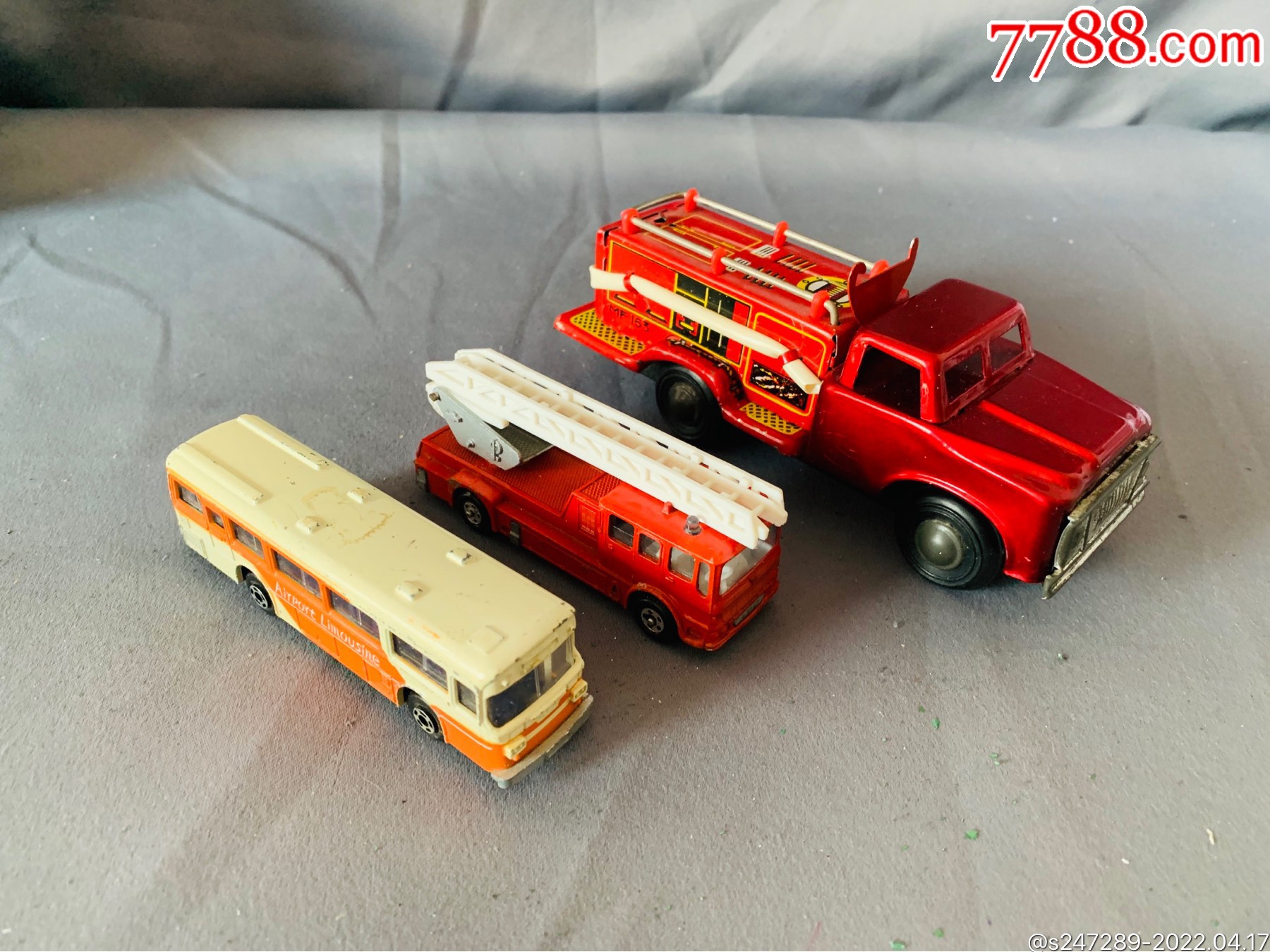 老玩具合金车外国制