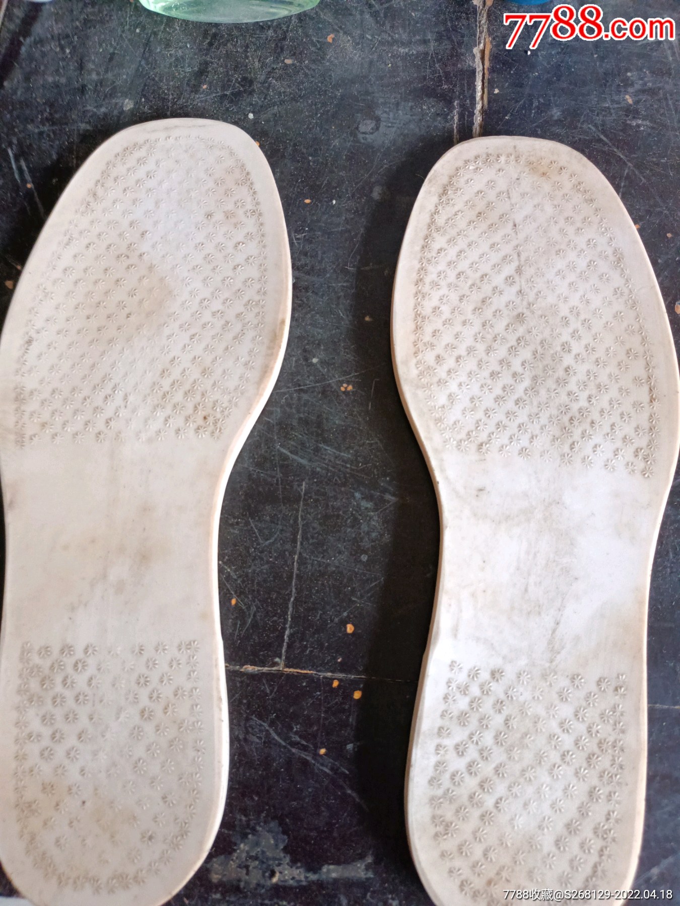 怀旧老上海小鸟塑胶板鞋底2双