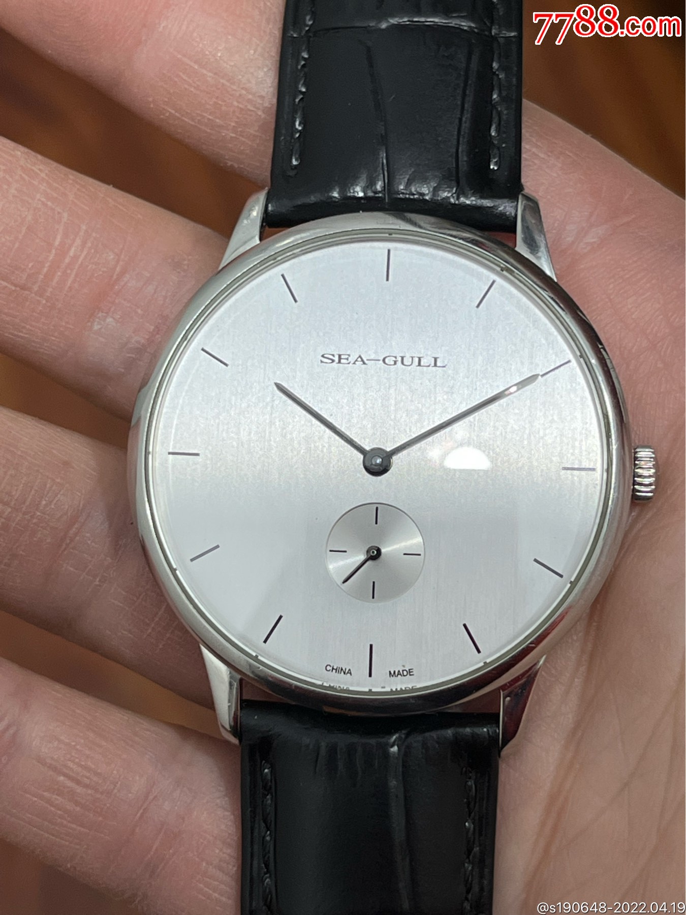 海鸥d819小三针超薄手动机械表-价格:40元-au29879581-手表/腕表
