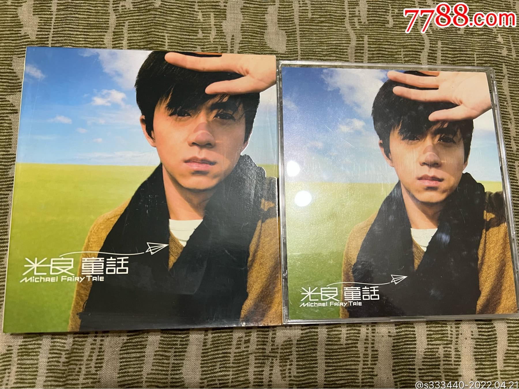 光良童话cdvcd轻微细纹播放正常