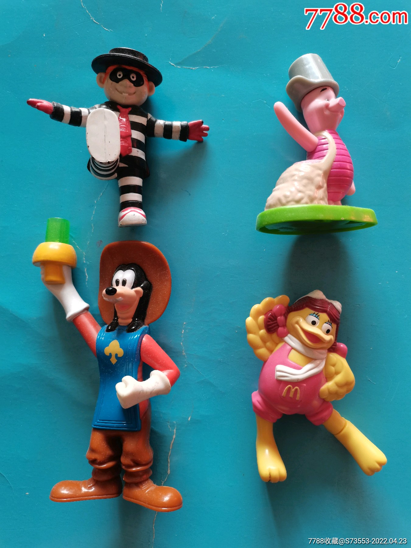 民俗收藏麦当劳玩具四种八零后的怀念