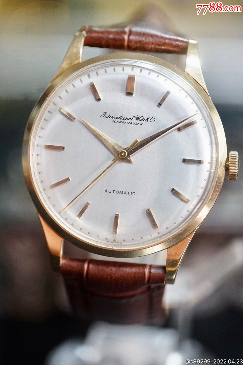 金表★★万国iwc50年代经典瑞士18k金男表自动机械表(实金)_手表