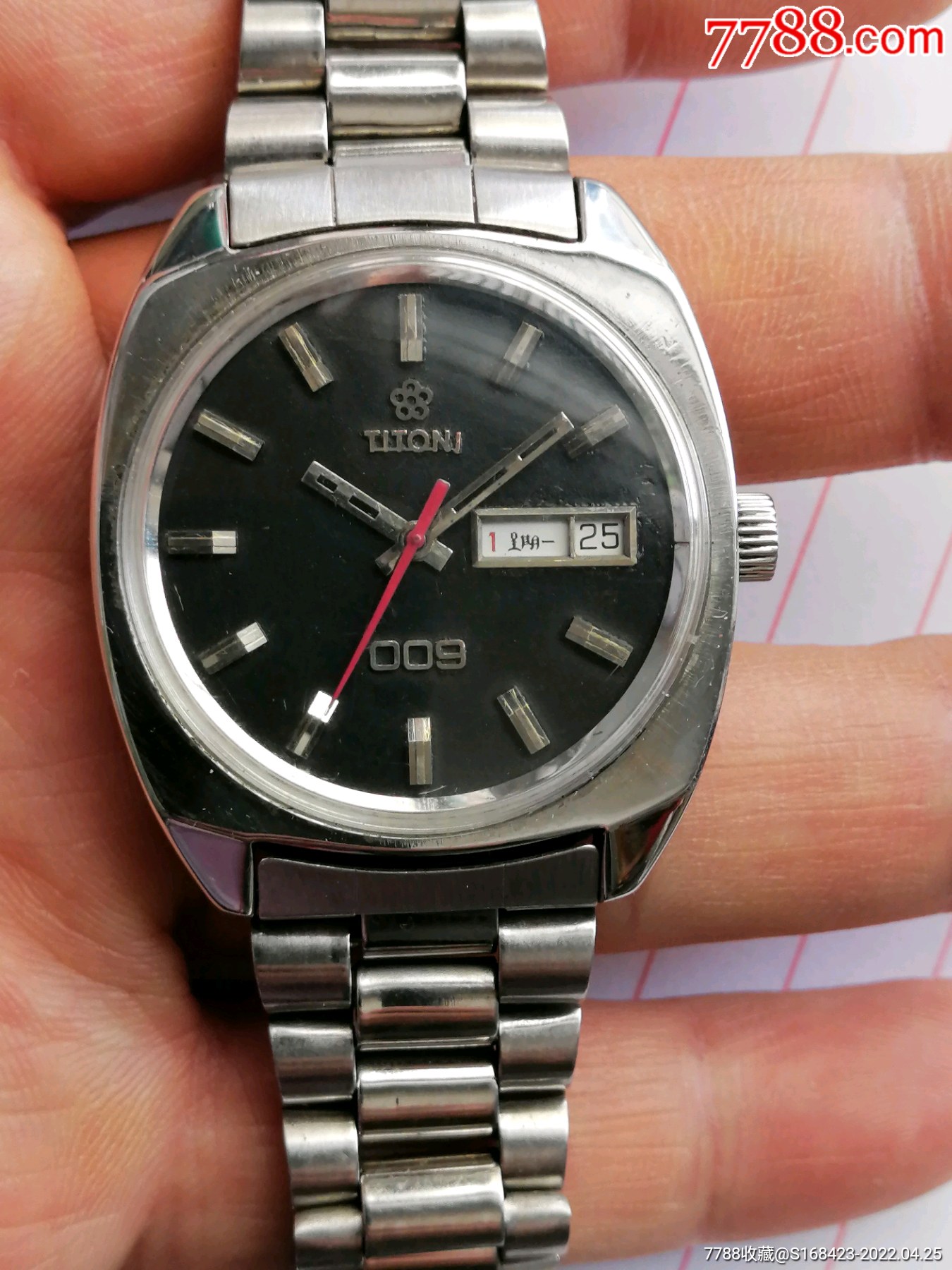 5品99日本西铁城27钻自动表(内置黄金套筒)￥1508品99瑞士梅花