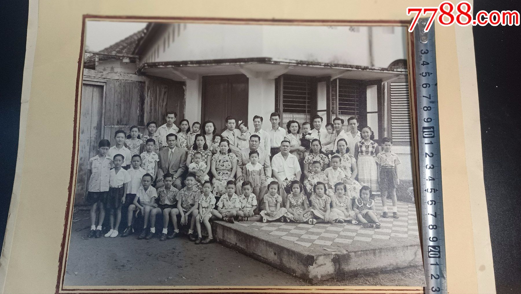 印尼华侨全家福黄氏家族泗水_老照片_大千伏藏【7788收藏__收藏热线】