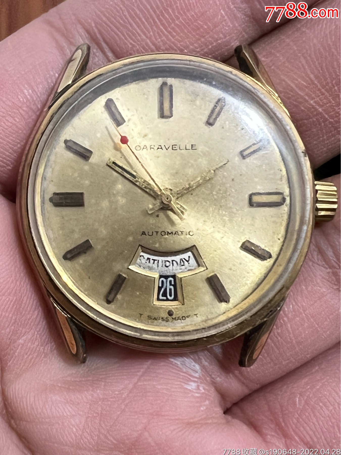 cara*elle卡拉维里全自动包金表-价格:400元-au29959503-手表/腕表