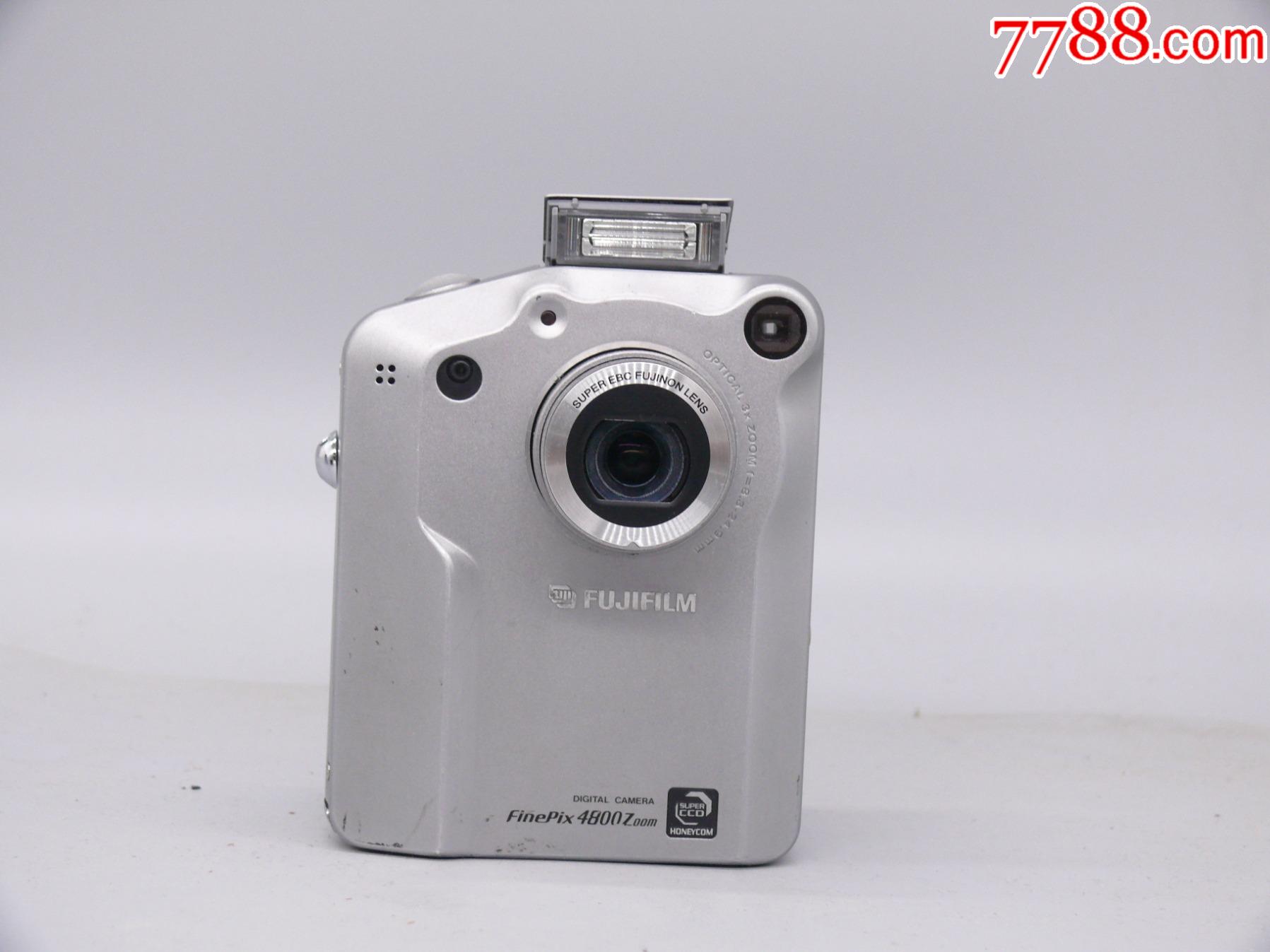 富士4800z古董ccd数码相机别致的立式造型适合收藏和摆设通电正常闪