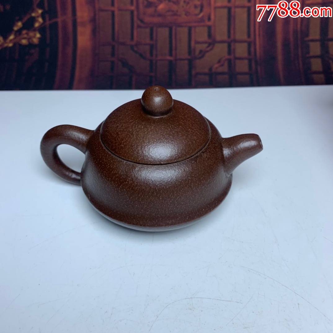 小手把壶底款周桂珍容量约80cc紫砂分类紫泥尺寸如图