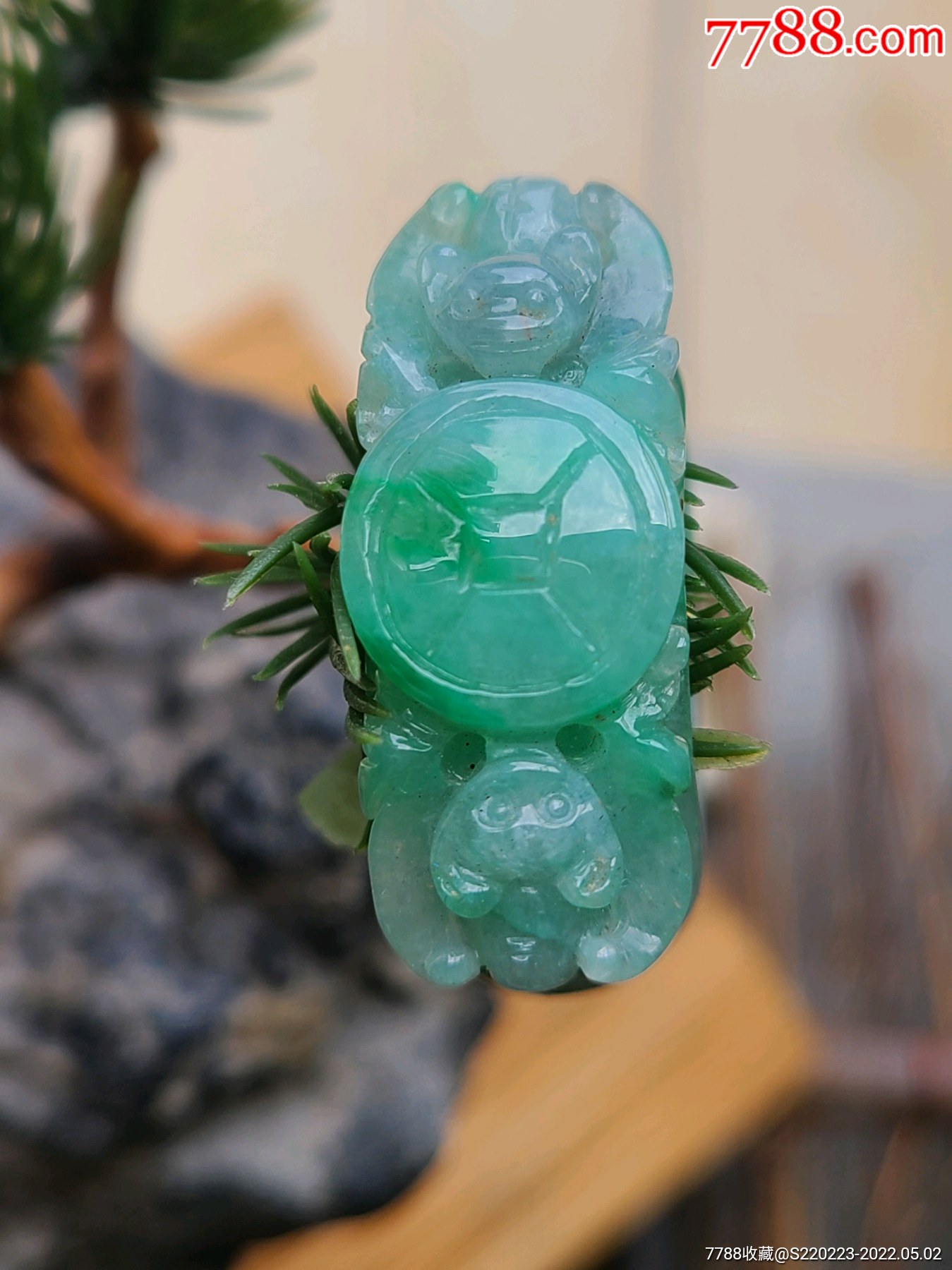 翡翠戒指福在眼前