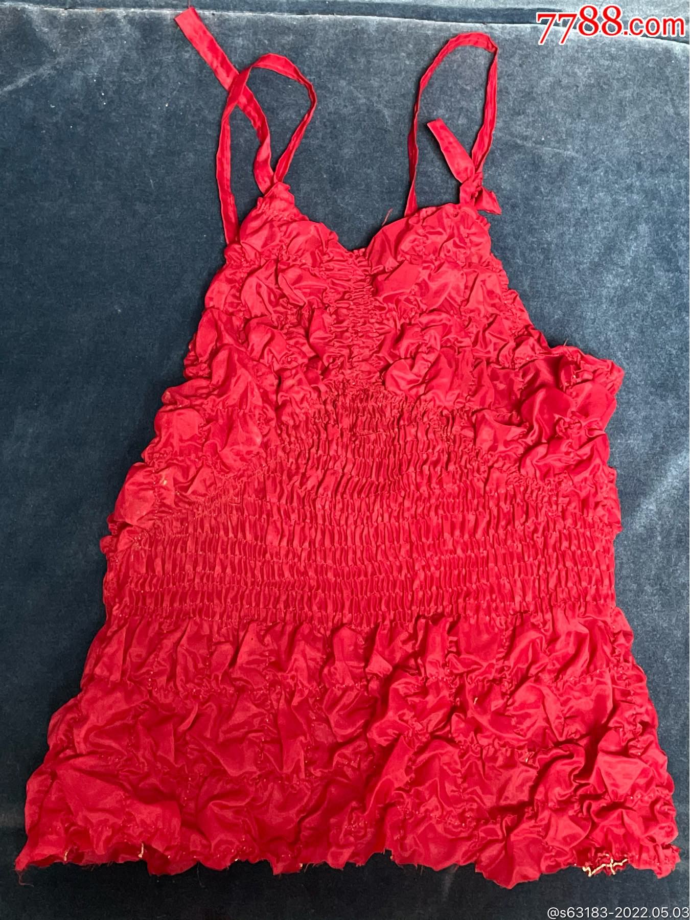 孤品八十年代常州塘桥产娃娃连衣裙上海产丽丽牌