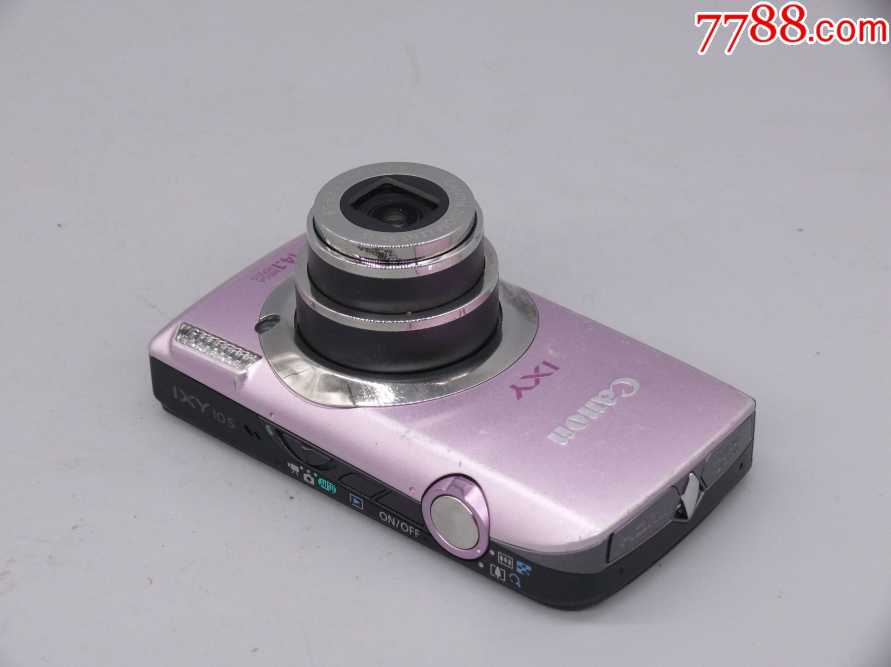 佳能ixy10s卡片ccd数码相机触摸屏日文菜单使用sd卡闪光自拍正常