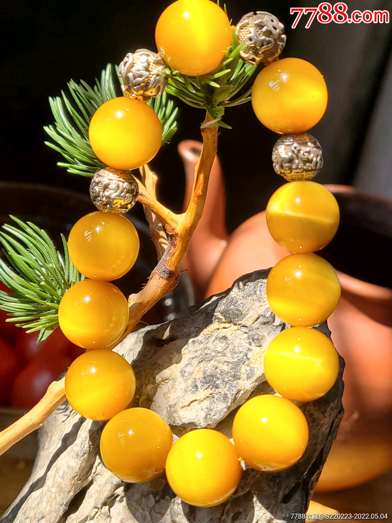 黄金猫眼石手串_价格588元_第1张