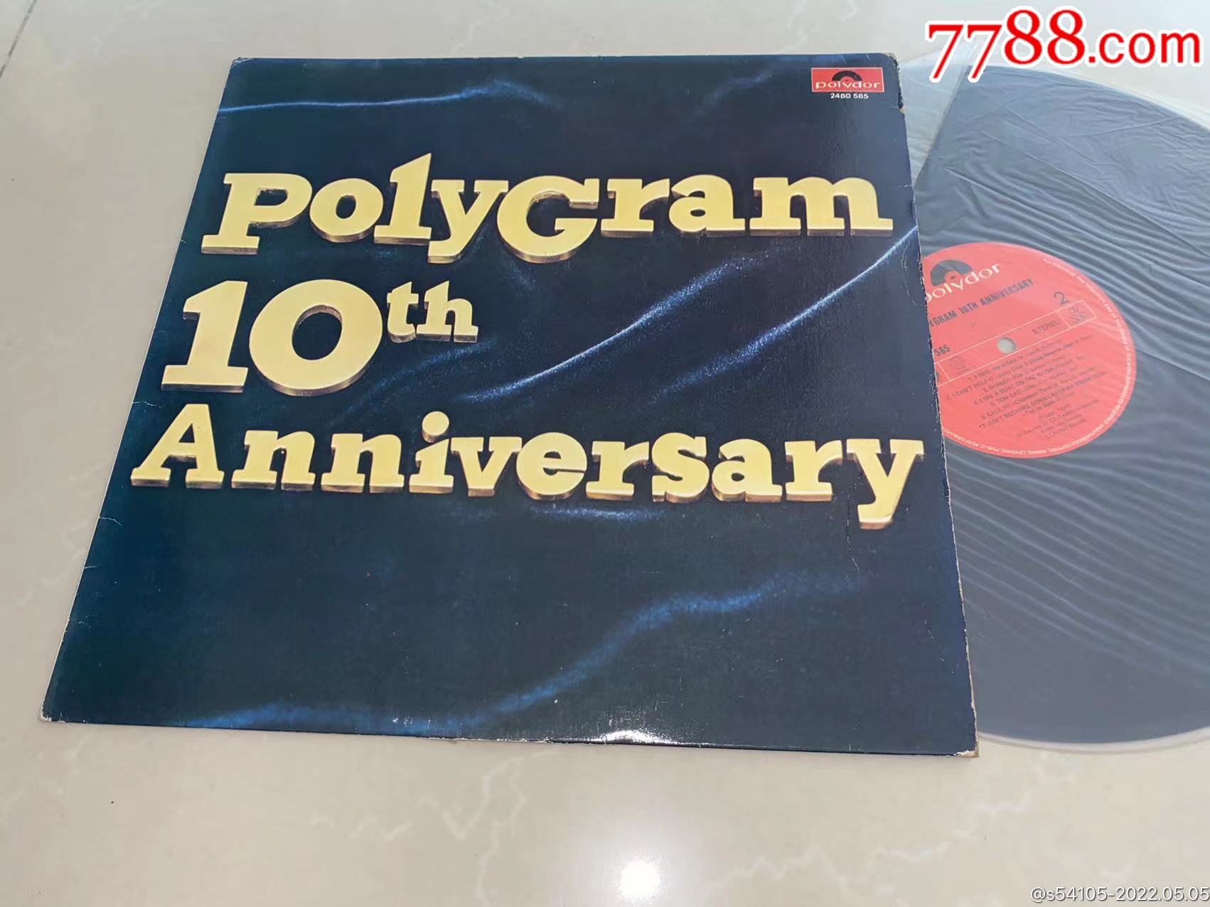 宝丽金十周年香港宝丽金黑胶唱片