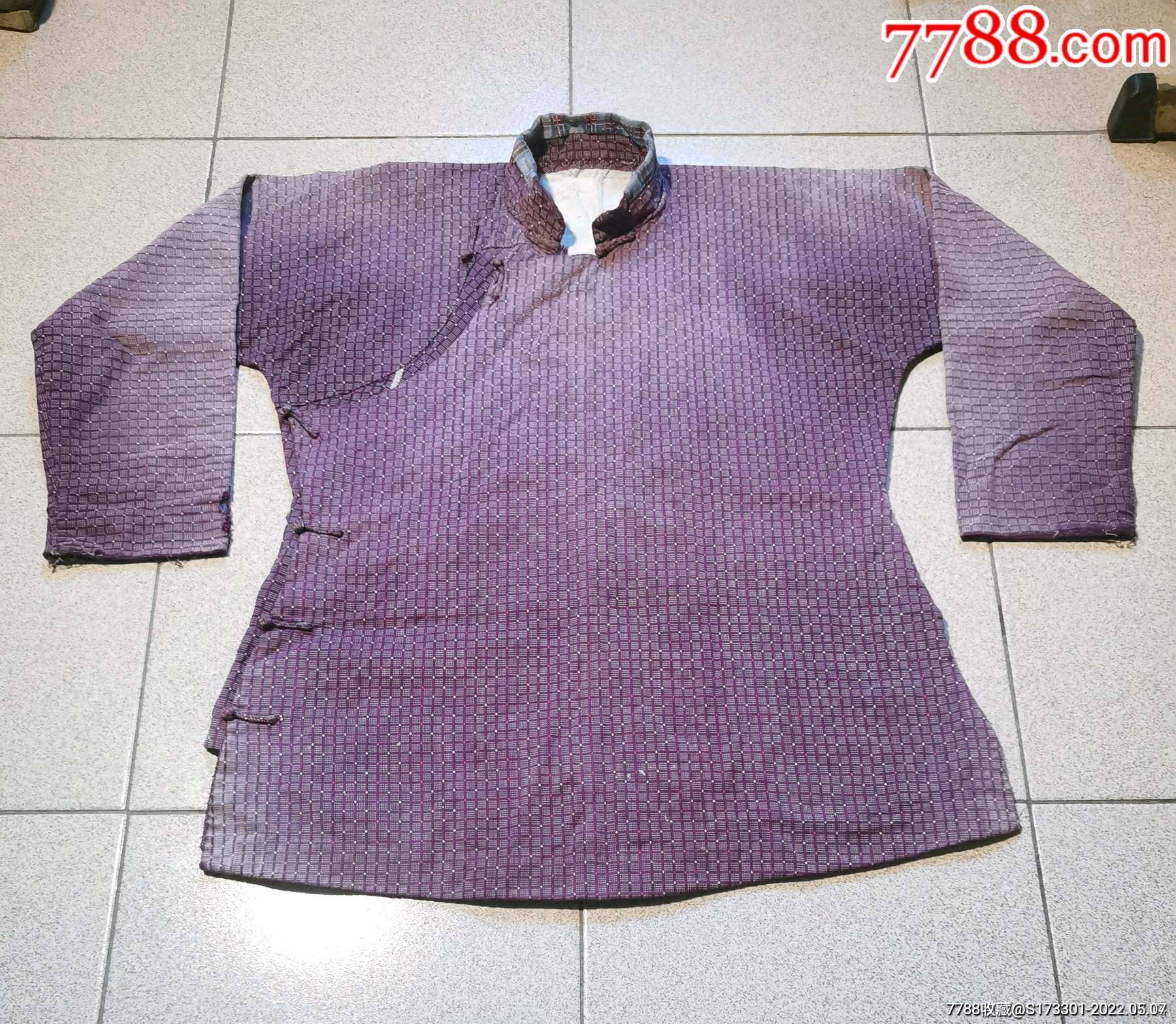 民国女子大襟衣马褂自然熟旧