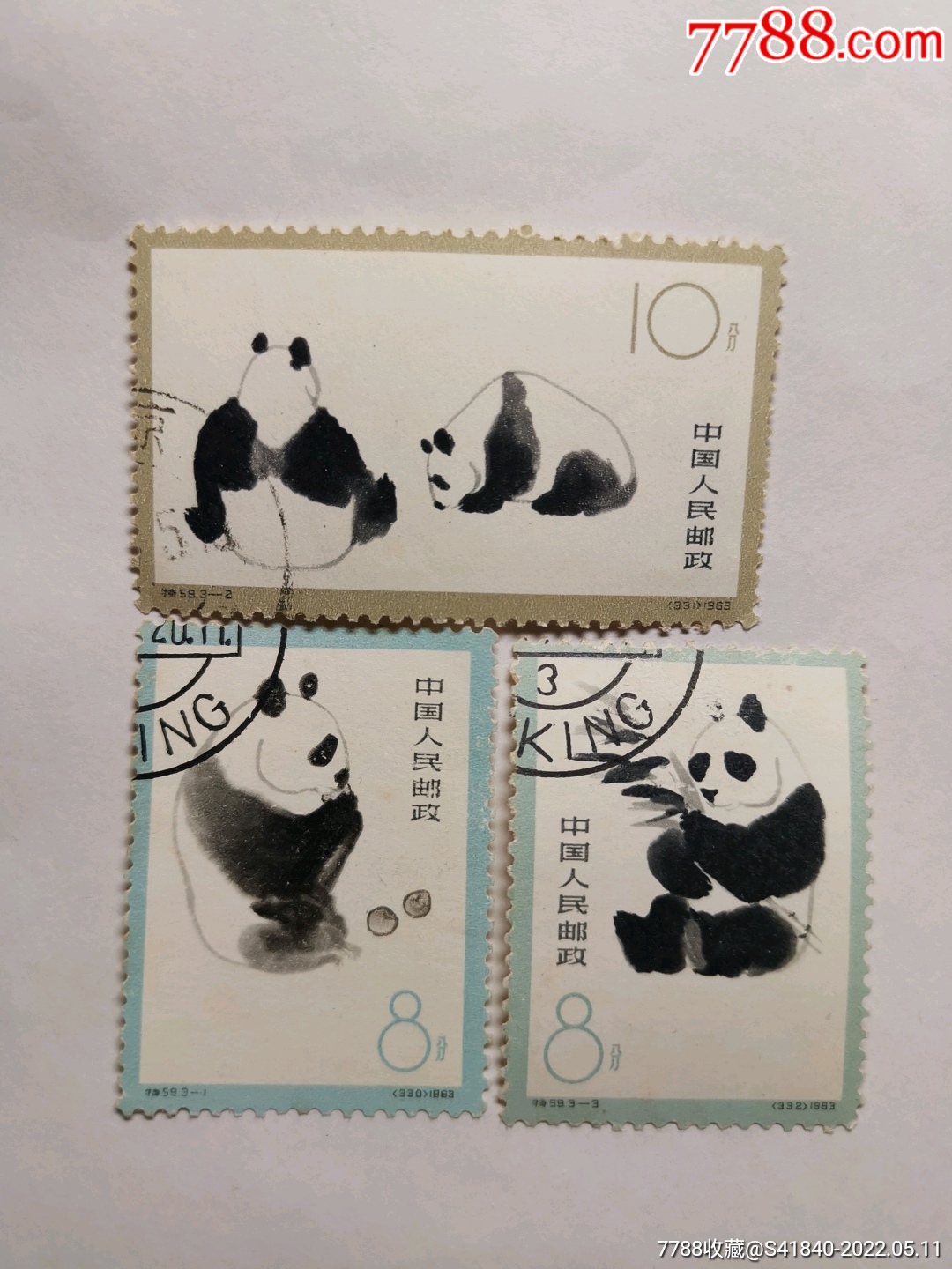 特59熊猫邮票
