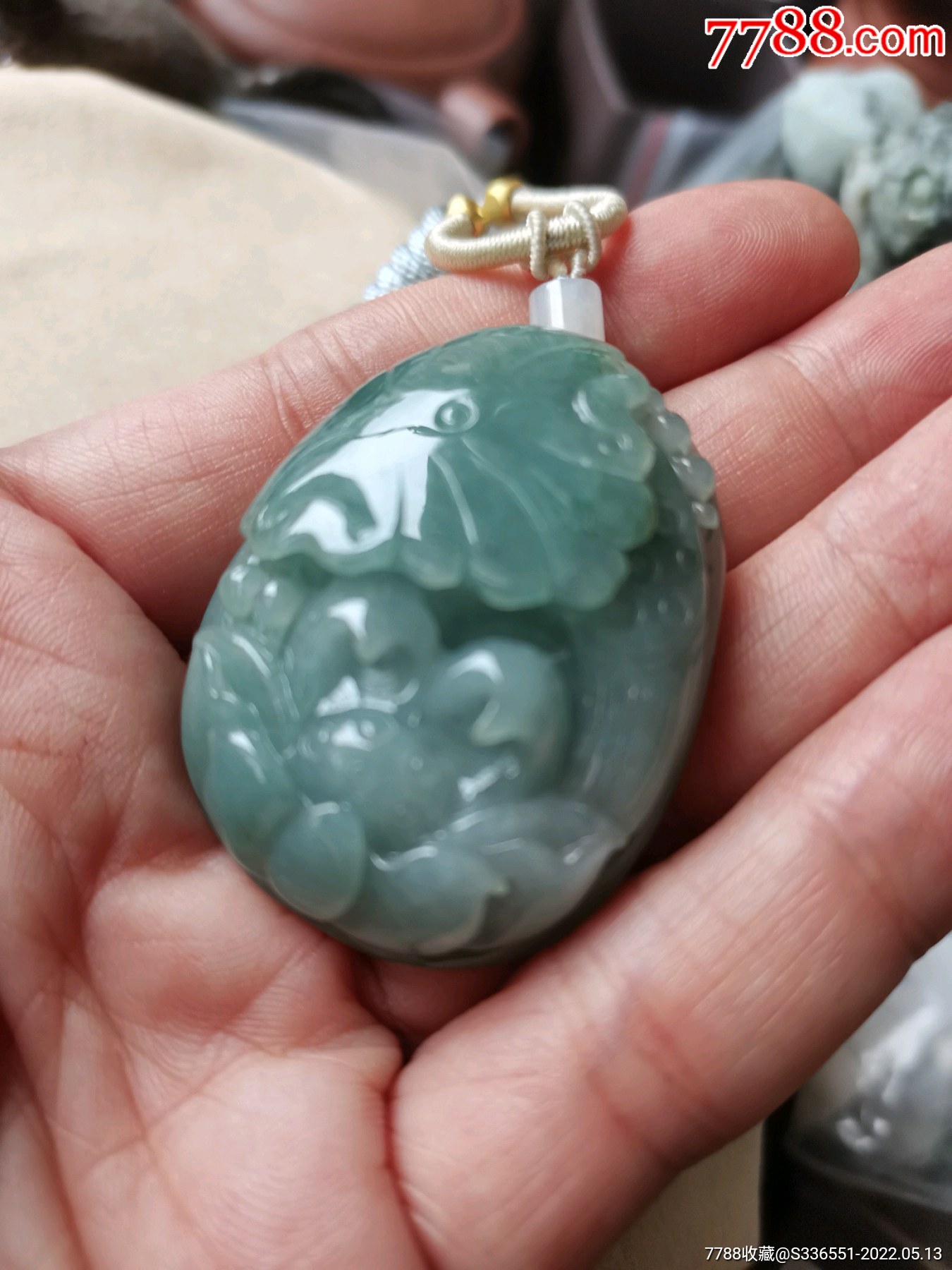 莲花一品清廉缅绚天然翡翠a货