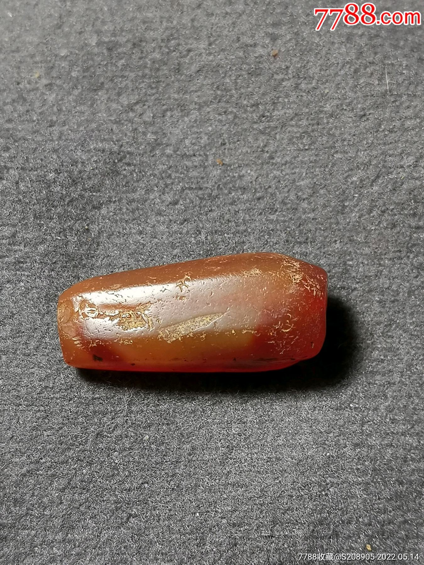 汉多棱玛瑙单珠142
