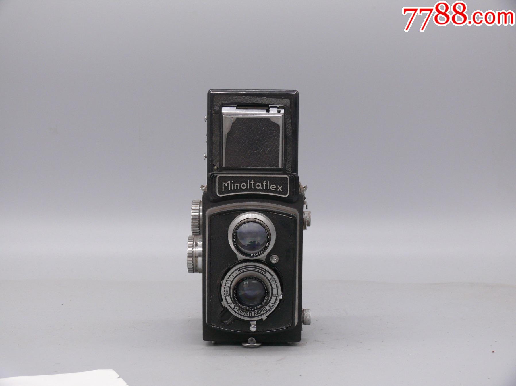 美能达minoltaflex双反相机最高快门1500秒对焦顺畅从取景屏