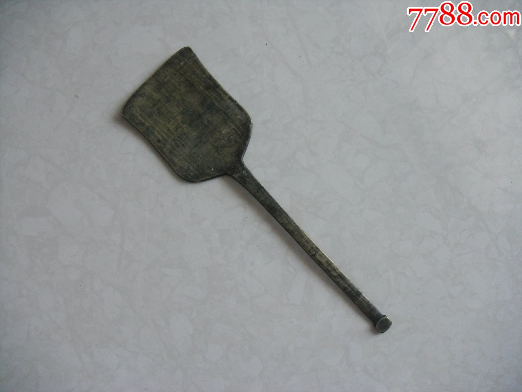 清代铜制香灰铲炉铲文房铲