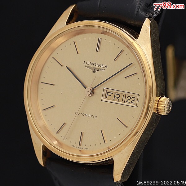 60年代瑞士浪琴中古包金自动古董机械表(少)-手表/腕表-7788商城