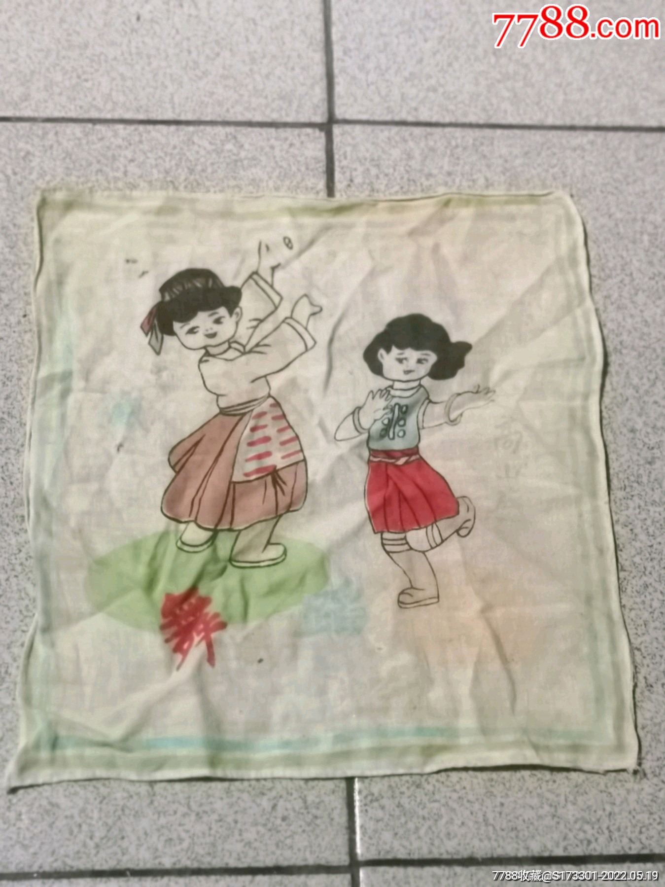 民族题材女孩女孩舞蹈高山族西藏藏族手绢手帕