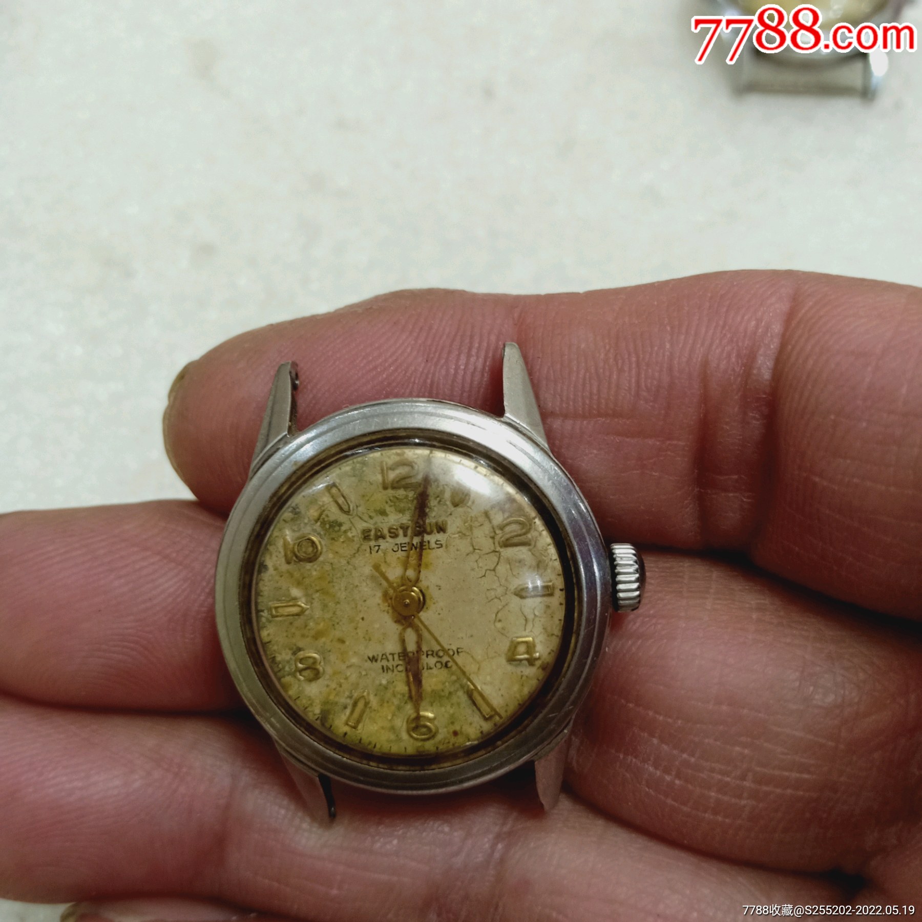 金镶眼瑞士古董表-价格:10元-au30182203-手表/腕表 -加价-7788收藏