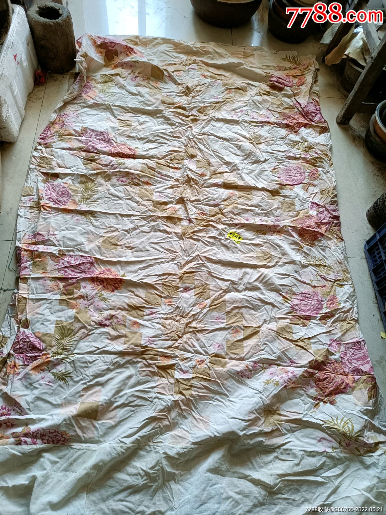 怀旧老棉布褥面