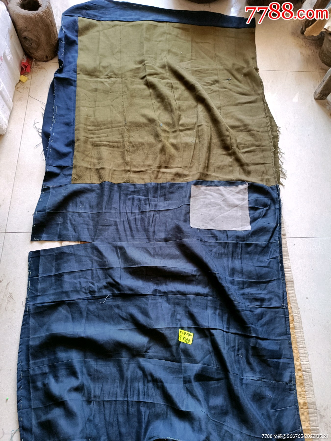 怀旧老手工补丁拼接布