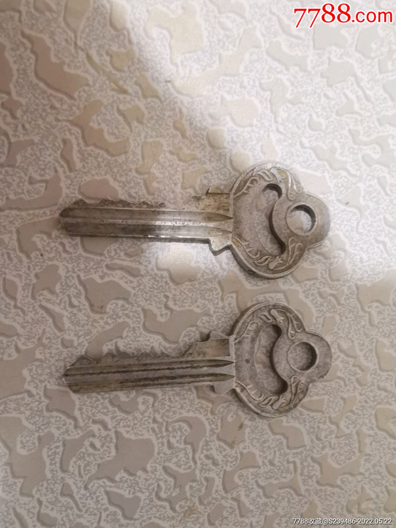 两把铝制老钥匙