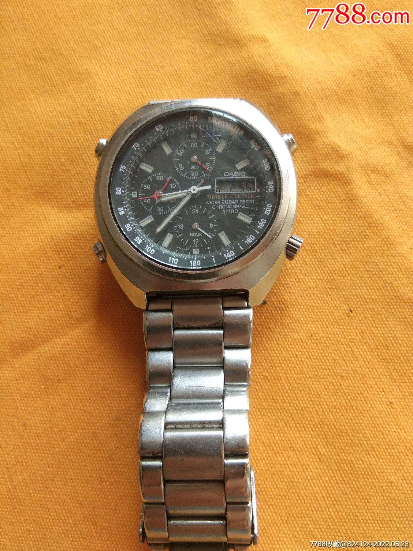 极少见的一款卡西欧男表