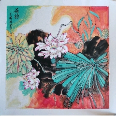 田孝康"山雀桃花"保真-价格:399元-au29527843-花鸟