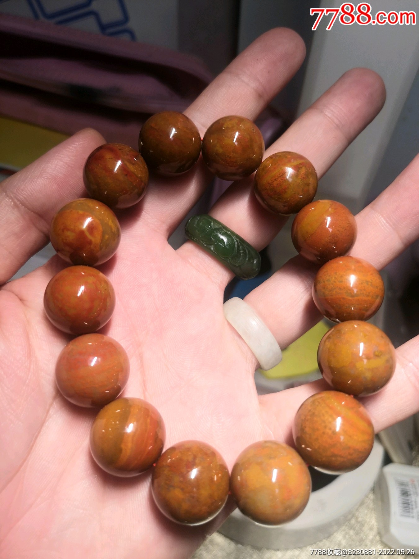 战国红手链一串_价格300元【小哥玉石啥都有】_第1张