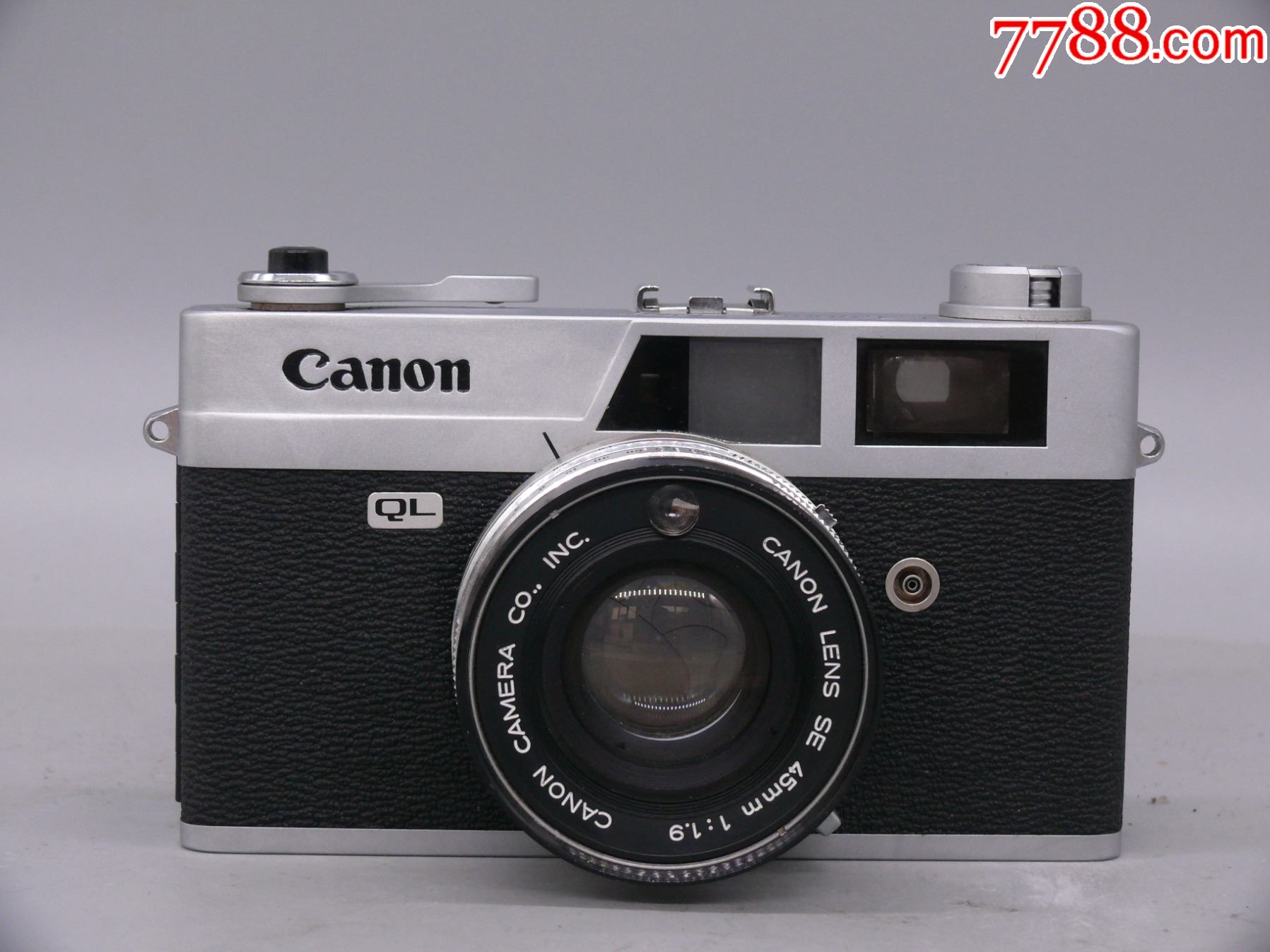 佳能canonetql19旁轴相机测光灵敏图上可见黄斑清楚对焦顺畅合
