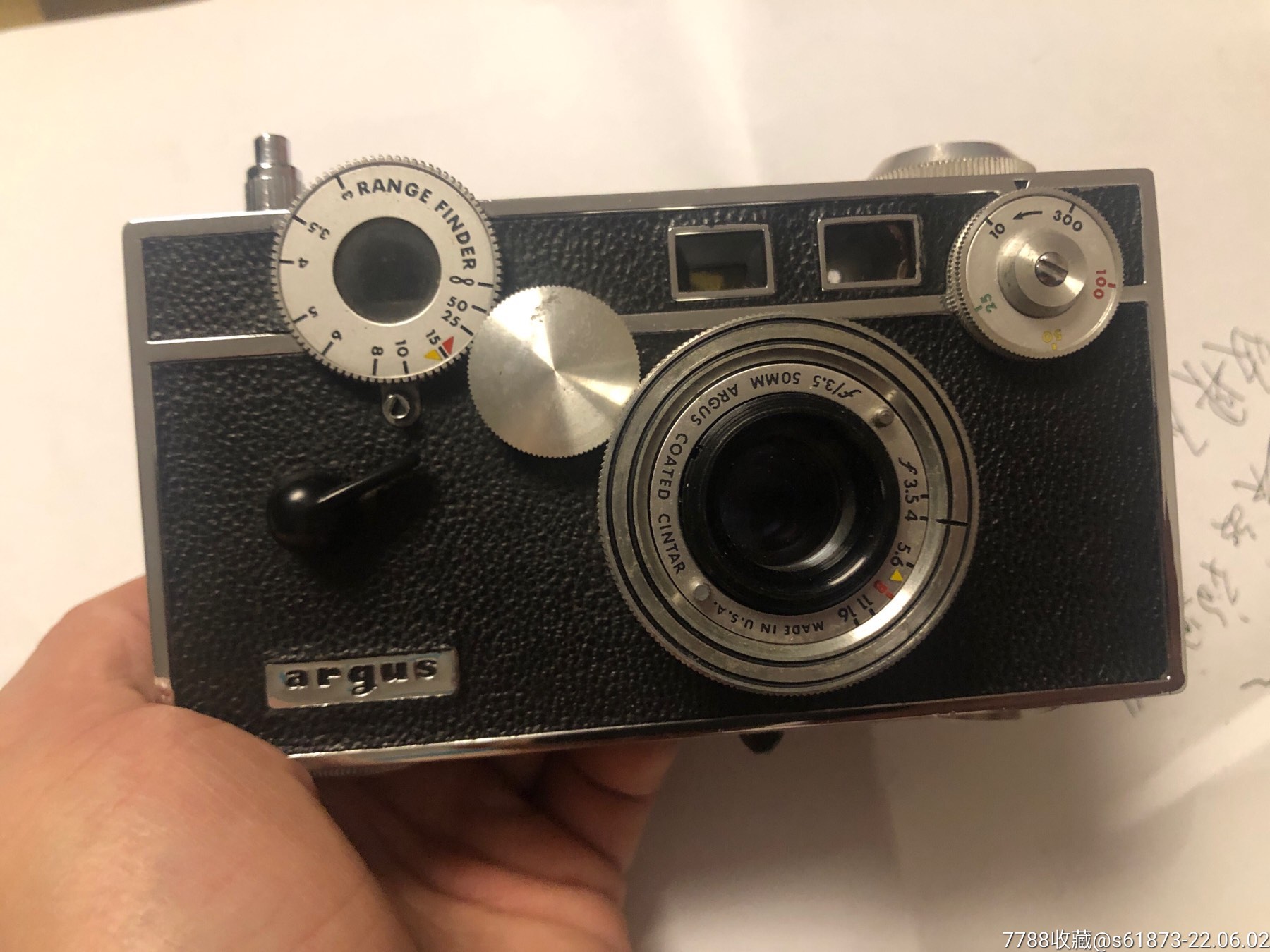 argus-c3美国阿古斯老式砖头相机,收藏佳品._价格461元_第1张