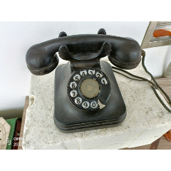 胶木壳拨盘电话机_旧电话机_￥234